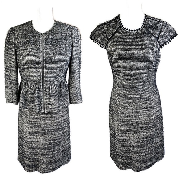 Rebecca Taylor Dresses & Skirts - REBECCA TAYLOR Tweed Dress & Peplum Blazer